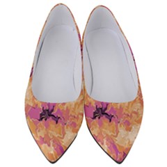 Yellow And Pink Abstract Women s Low Heels by Dazzleway