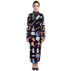 Glitch Glitchen Misc Two Turtleneck Maxi Dress by WetdryvacsLair