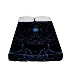 Mandala - 0007 - Complications Fitted Sheet (full/ Double Size) by WetdryvacsLair