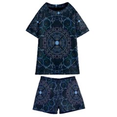 Mandala - 0007 - Complications Kids  Swim Tee And Shorts Set