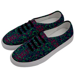 Tree Flower Paradise Of Inner Peace And Calm Pop-art Men s Classic Low Top Sneakers by pepitasart