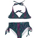 Tree Flower Paradise Of Inner Peace And Calm Pop-art Kids  Classic Bikini Set View1