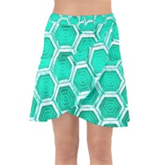 Hexagon Windows Wrap Front Skirt by essentialimage