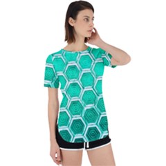 Hexagon Windows Perpetual Short Sleeve T-shirt by essentialimage