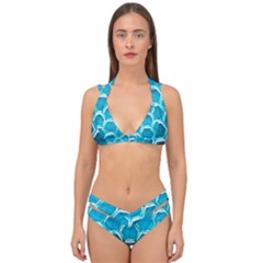 Hexagon Windows Double Strap Halter Bikini Set by essentialimage