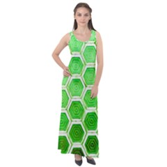 Hexagon Windows Sleeveless Velour Maxi Dress by essentialimage