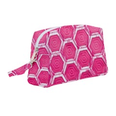 Hexagon Windows Wristlet Pouch Bag (medium) by essentialimage