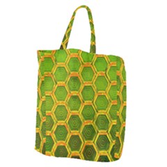 Hexagon Windows Giant Grocery Tote by essentialimage