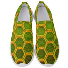 Hexagon Windows Men s Slip On Sneakers by essentialimage