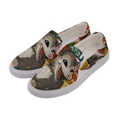 Possum - Be Urself Women s Canvas Slip Ons by Valentinaart