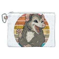 Possum - Be Urself Canvas Cosmetic Bag (xl) by Valentinaart