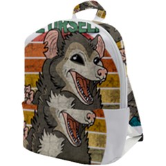 Possum - Be Urself Zip Up Backpack by Valentinaart
