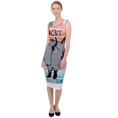 Chinese New Year ¨c Year Of The Ox Sleeveless Pencil Dress