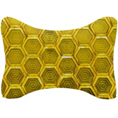 Hexagon Windows Seat Head Rest Cushion by essentialimage