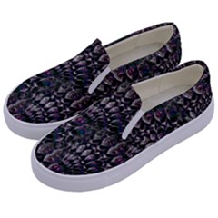 Stone Deco  Kids  Canvas Slip Ons by MRNStudios