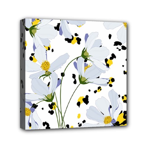 Tree Poppies  Mini Canvas 6  X 6  (stretched) by Sobalvarro