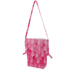 Rose Slime  Folding Shoulder Bag by Sobalvarro