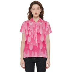 Rose Slime  Short Sleeve Pocket Shirt by Sobalvarro
