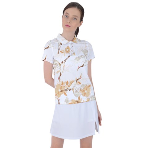 Birds And Flowers  Women s Polo Tee by Sobalvarro