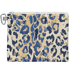 Leopard Skin  Canvas Cosmetic Bag (xxxl) by Sobalvarro