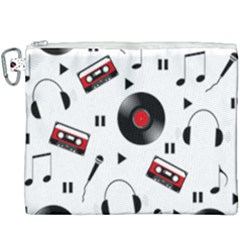Music Life Canvas Cosmetic Bag (xxxl) by Valentinaart