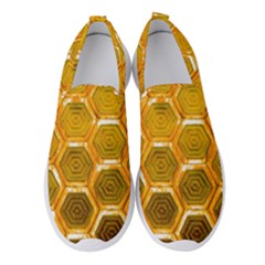 Hexagon Windows Women s Slip On Sneakers by essentialimage