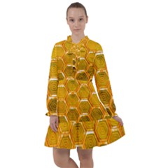 Hexagon Windows All Frills Chiffon Dress by essentialimage