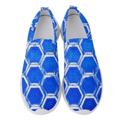 Hexagon Windows Women s Slip On Sneakers by essentialimage