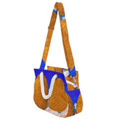 Two Hearts Rope Handles Shoulder Strap Bag by essentialimage