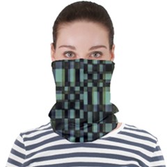 Dark Geometric Pattern Design Face Seamless Bandana (adult) by dflcprintsclothing