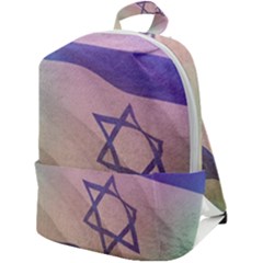 Israel Zip Up Backpack by AwesomeFlags
