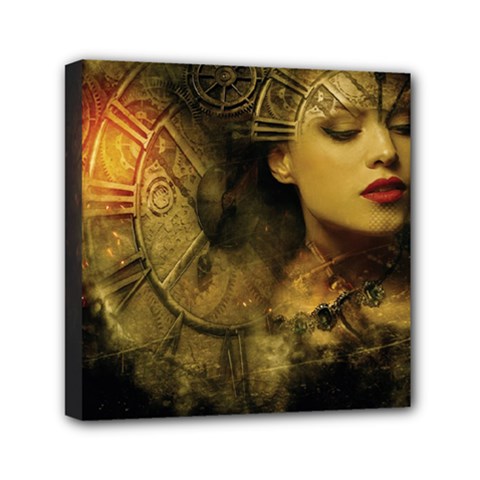 Surreal Steampunk Queen From Fonebook Mini Canvas 6  X 6  (stretched) by 2853937
