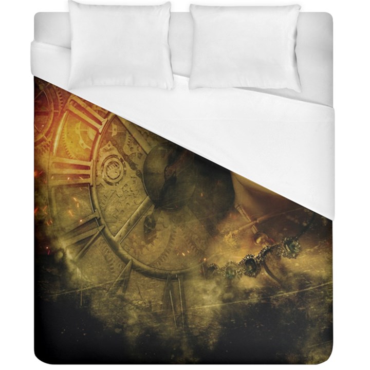 Surreal Steampunk Queen From Fonebook Duvet Cover (California King Size)