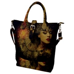 Surreal Steampunk Queen From Fonebook Buckle Top Tote Bag by 2853937