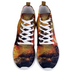Tiger King In A Fantastic Landscape From Fonebook Men s Lightweight High Top Sneakers by 2853937