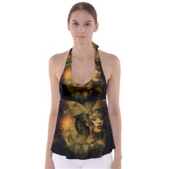 Surreal Steampunk Queen From Fonebook Babydoll Tankini Top by 2853937