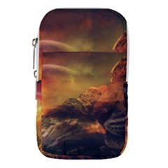 Tiger King In A Fantastic Landscape From Fonebook Waist Pouch (large) by 2853937