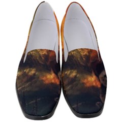 Tiger King In A Fantastic Landscape From Fonebook Women s Classic Loafer Heels