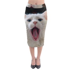 Wow Kitty Cat From Fonebook Midi Pencil Skirt by 2853937