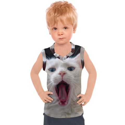 Wow Kitty Cat From Fonebook Kids  Sport Tank Top by 2853937