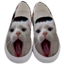 Wow Kitty Cat From Fonebook Men s Canvas Slip Ons View1