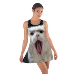Wow Kitty Cat From Fonebook Cotton Racerback Dress by 2853937