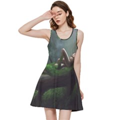 Wooden Child Resting On A Tree From Fonebook Inside Out Racerback Dress by 2853937
