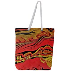Warrior s Spirit Full Print Rope Handle Tote (large) by BrenZenCreations