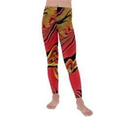 Warrior s Spirit Kids  Lightweight Velour Leggings by BrenZenCreations