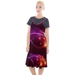 Colorful Arcs In Neon Light, Graphic Art Camis Fishtail Dress by picsaspassion