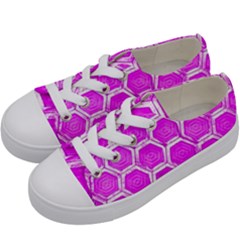 Hexagon Windows Kids  Low Top Canvas Sneakers by essentialimage