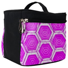 Hexagon Windows Make Up Travel Bag (big) by essentialimage