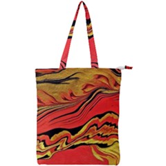 Warrior Spirit Double Zip Up Tote Bag by BrenZenCreations