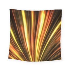 Energy Flash Futuristic Glitter Square Tapestry (small) by Dutashop